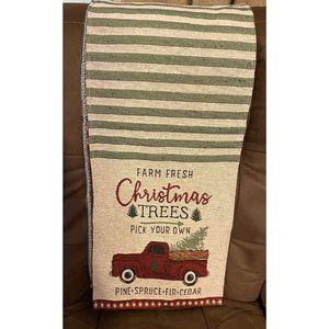 Mainstream International Christmas Table Runner 68LX12L Fabric